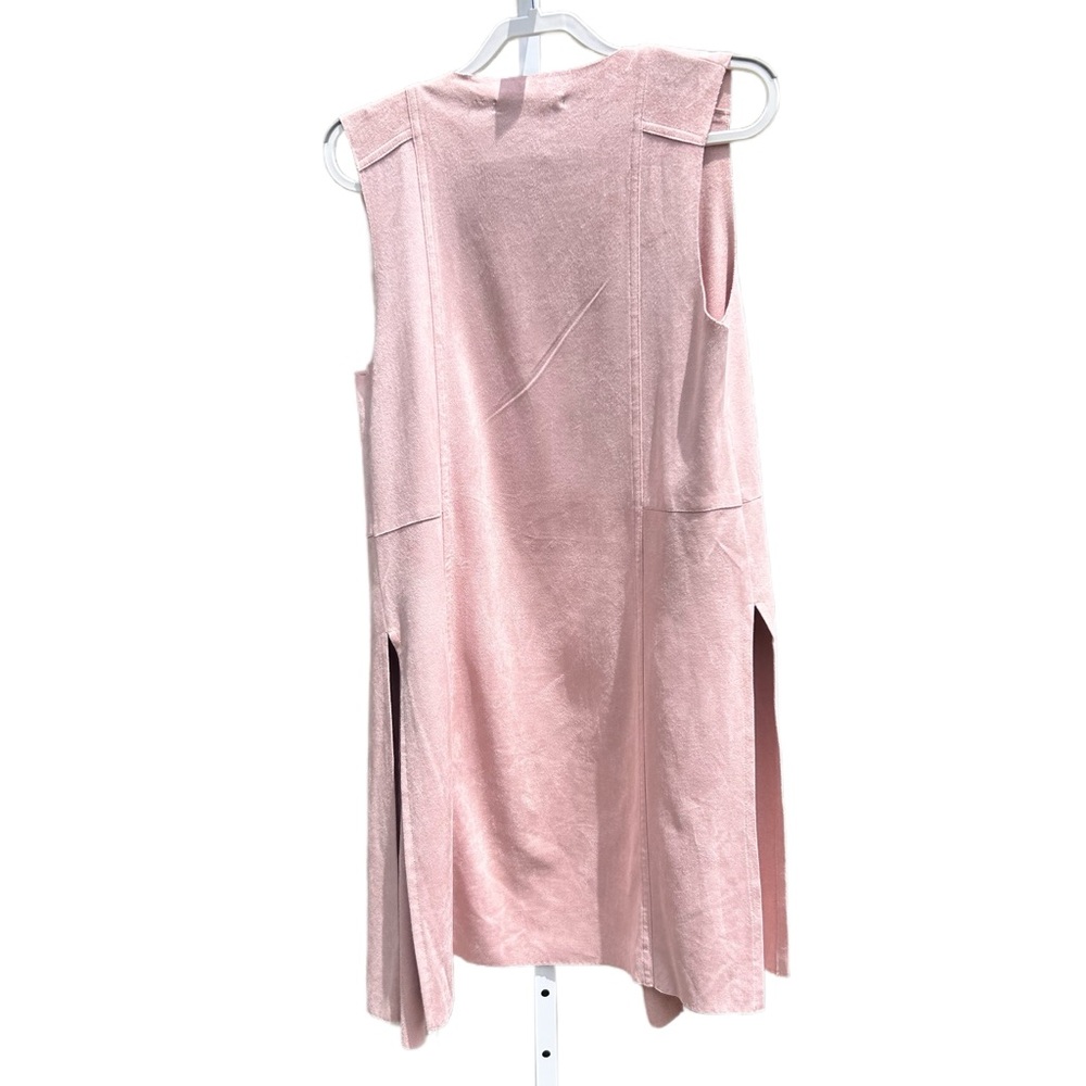 Dolce Cabo Blush Pink Sleeveless Jacket/Duster - Picture 6 of 9